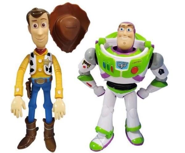 Encontraproduto.com.br - Bonecos Toy Story - Woody e Buzz ETILUX