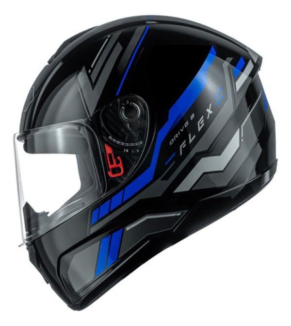 Encontraproduto.com.br - Capacete Fly Drive 2 HG Flex Preto e Pink 60
