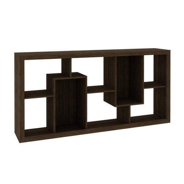 Encontraproduto.com.br - Estante Multiuso Vertical ou Horizontal 159cmx 78cm E1712 Nogal