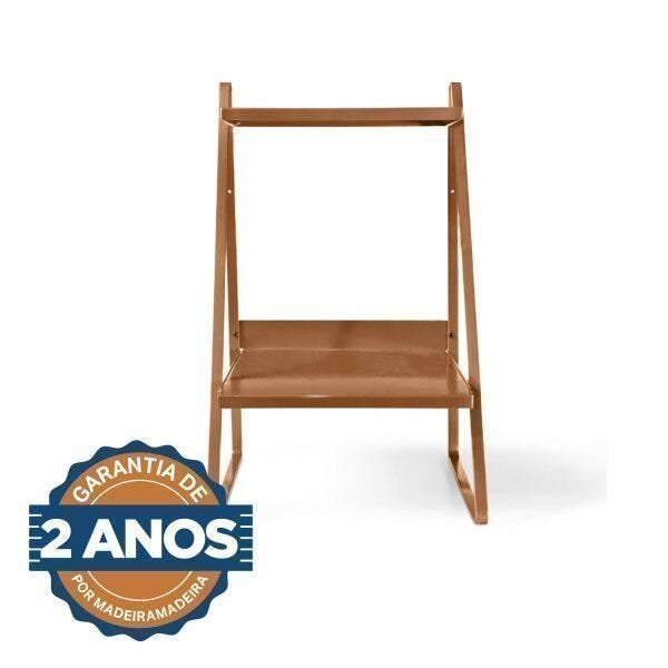 Encontraproduto.com.br - Mesa de Cabeceira Nicho em Aço Begônia CabeCasa MadeiraMadeira Cobre