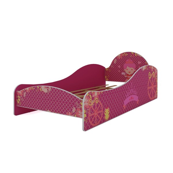 Encontraproduto.com.br - Cama Infantil Princesinha Gelius Móveis Pink Ploc