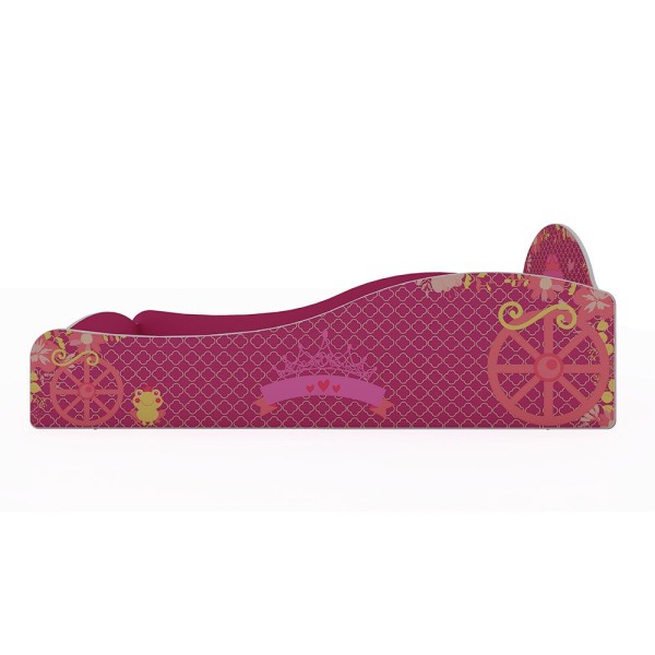 Encontraproduto.com.br - Cama Infantil Princesinha Gelius Móveis Pink Ploc