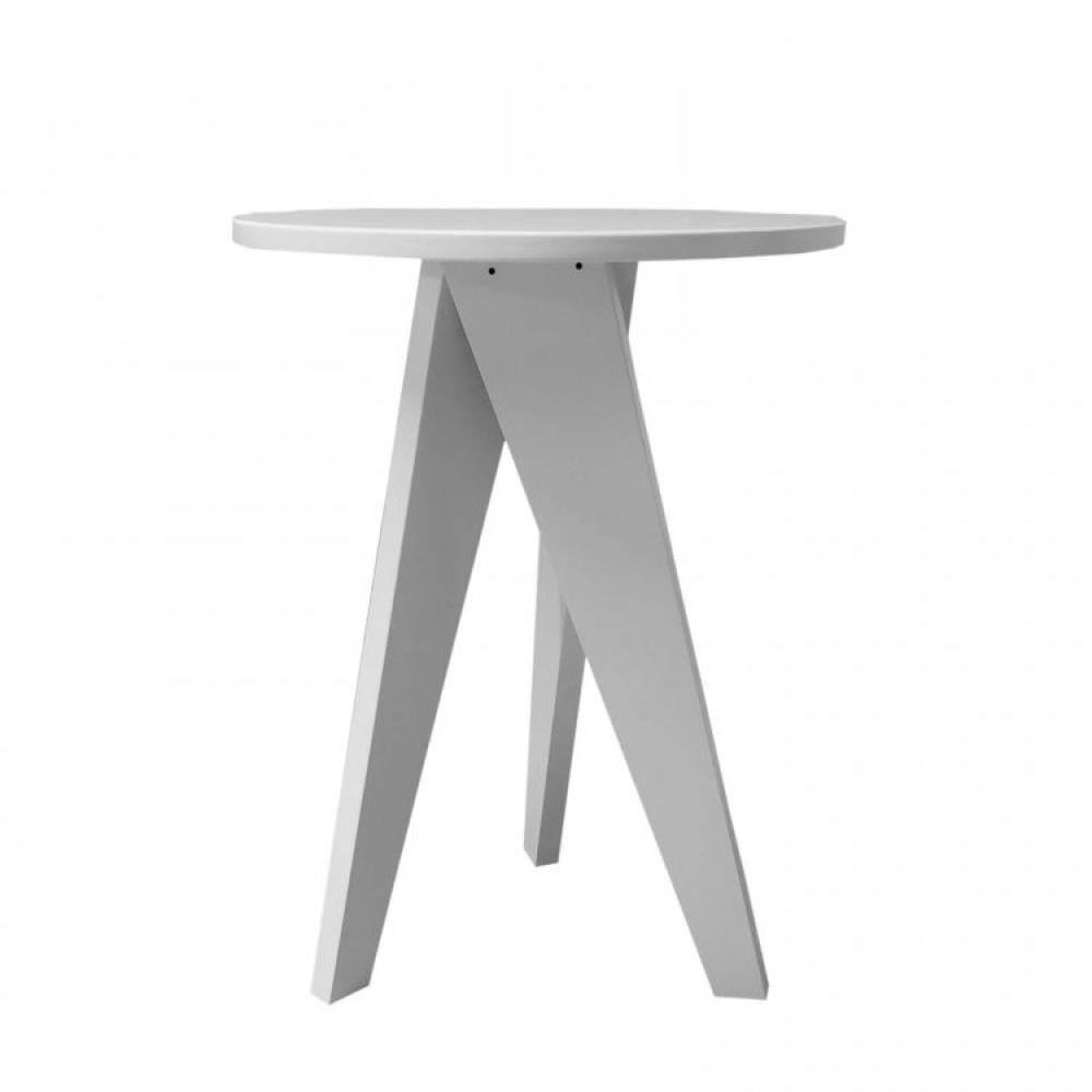 Encontraproduto.com.br - Mesinha Lateral Retrô Canção de Ninar Divicar Móveis Cinza