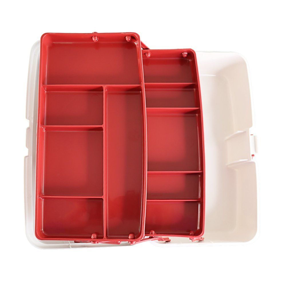 Encontraproduto.com.br - Maleta De Primeiros Socorros Com 2 Bandejas Mps Arqplast