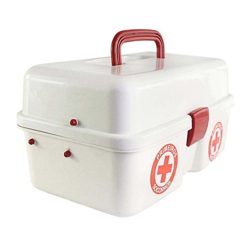 Encontraproduto.com.br - Maleta De Primeiros Socorros Com 2 Bandejas Mps Arqplast