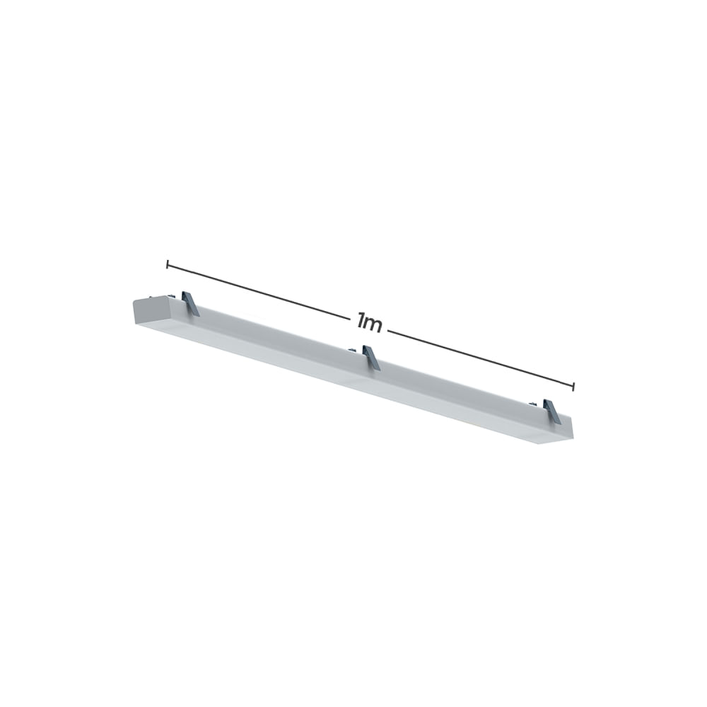 Encontraproduto.com.br - Perfil de Led de Embutir No Frame Save Energy LLS Flex II 1 Metro com LED 5700K Luz Branca