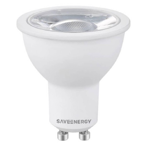 Encontraproduto.com.br - Lâmpada Led 7W Dicróica Luz Neutra 24° 500lm Gu10 85 240V SE-130.2990 Save Energy