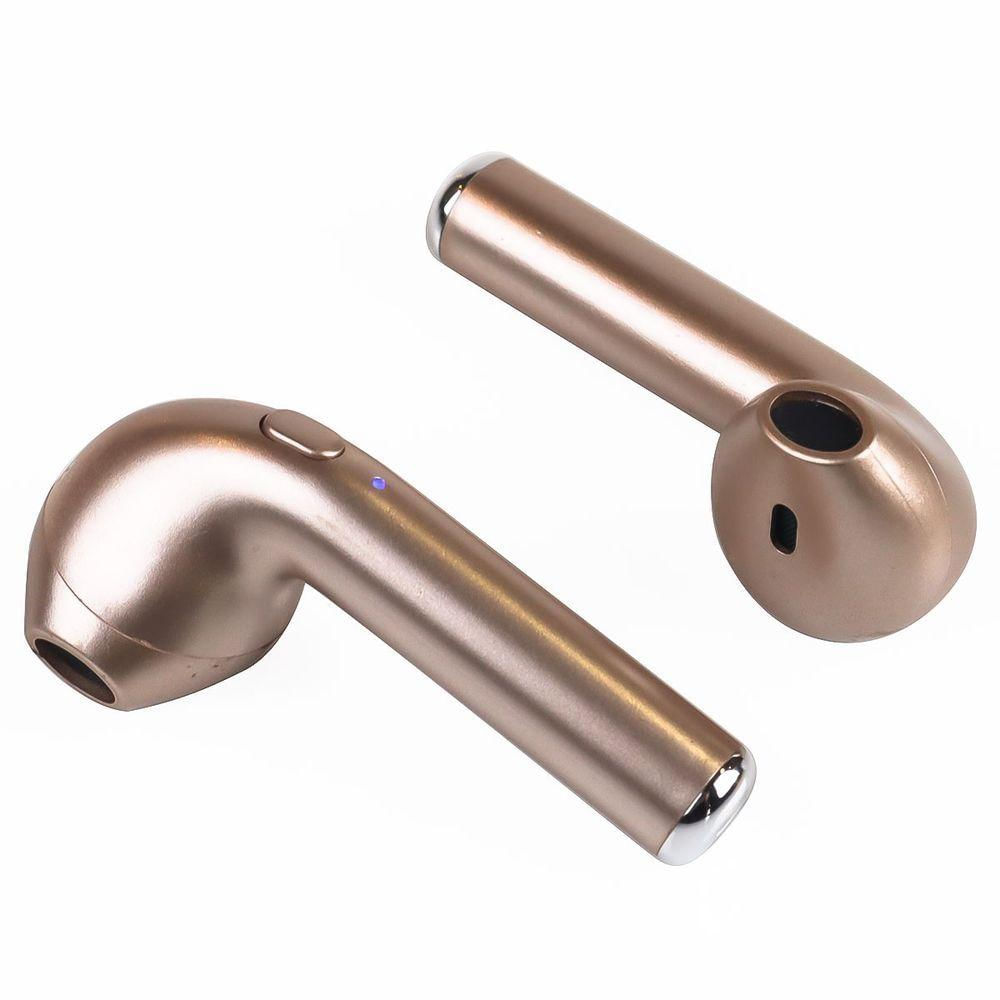 Encontraproduto.com.br - Fone De Ouvido Bluetooth Easy W1 + Wireless Dourado 100296 - Vinik