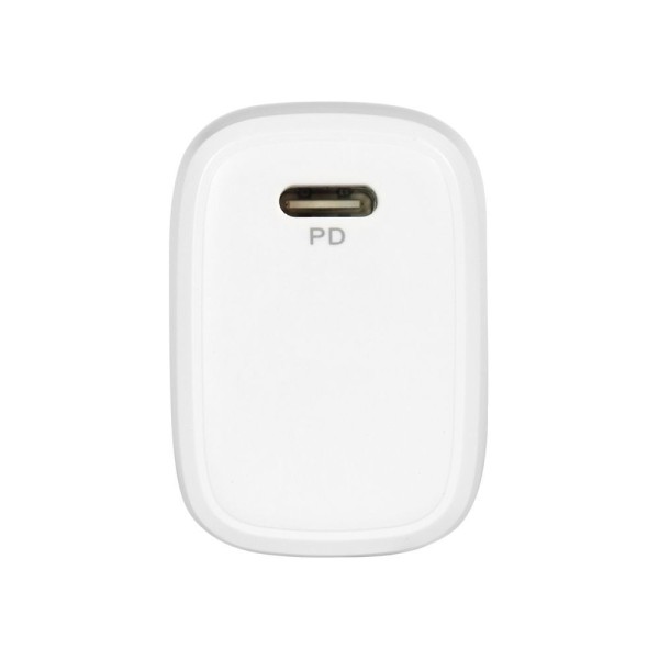 Encontraproduto.com.br - Carregador de Parede 20W com 1 Saida Tipo C 12V 1.67A Branco