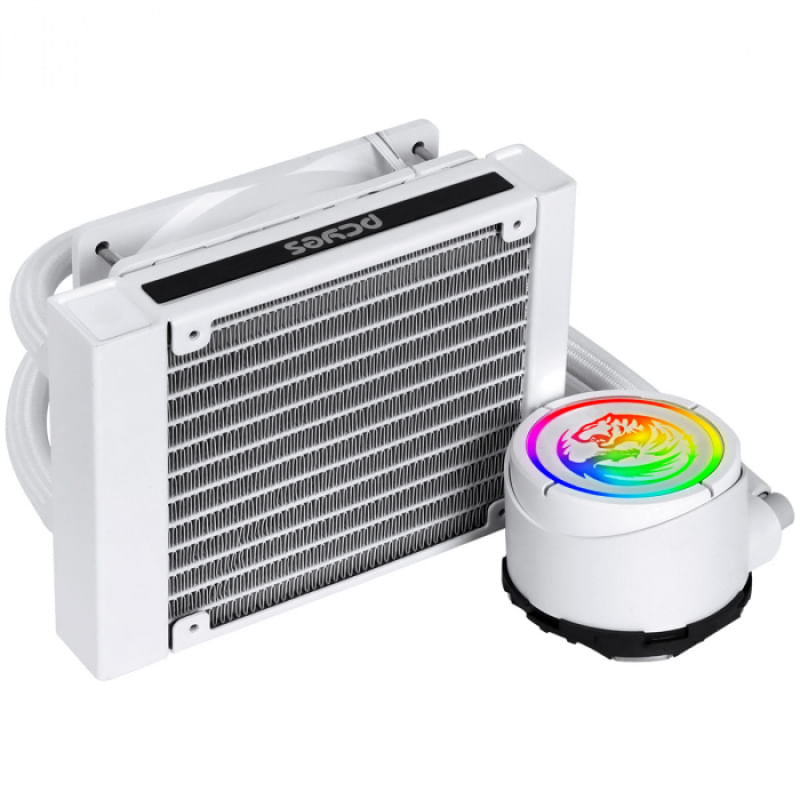 Encontraproduto.com.br - Water Cooler Pcyes Nix 2 Argb 120mm Tdp 200w Branco - Pcywcnix120w Branco