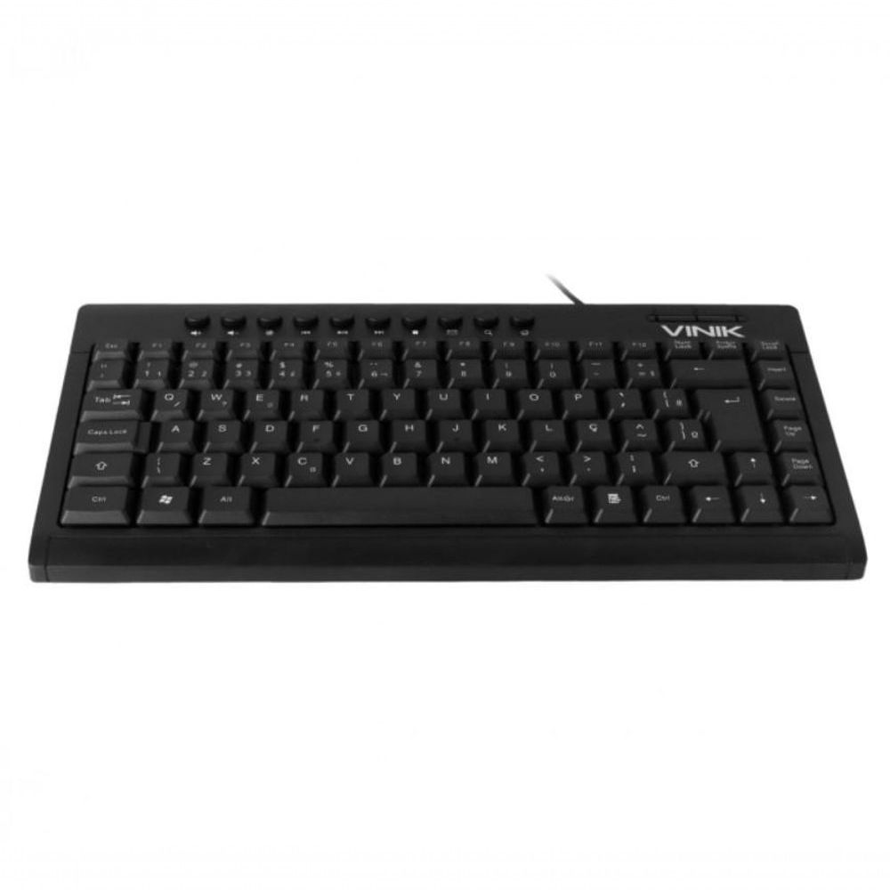 Mini Teclado Usb Multimidia Dynamic 10 Teclas Multimidia Abnt2 Cabo 1.8M - Vinik - Dt111