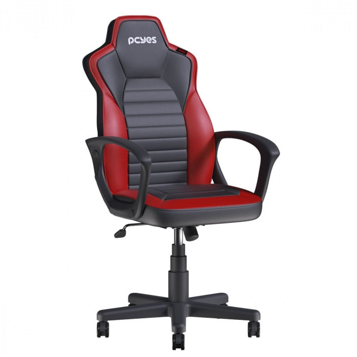 Cadeira Gamer Mad Racer Sti Turbo Red Magma Vermelha - Pcyes