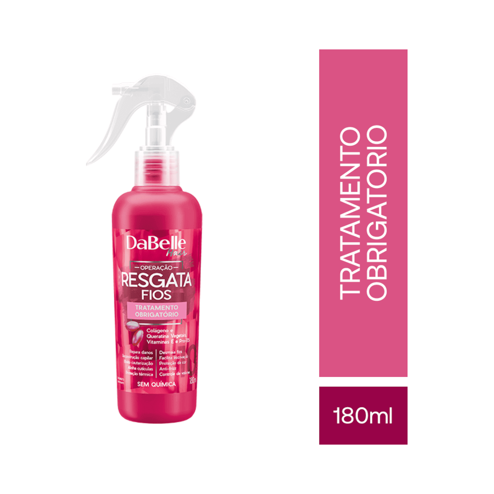 Encontraproduto.com.br - Tratamento Obrigatorio 180ml Resgate Fios - DaBelle