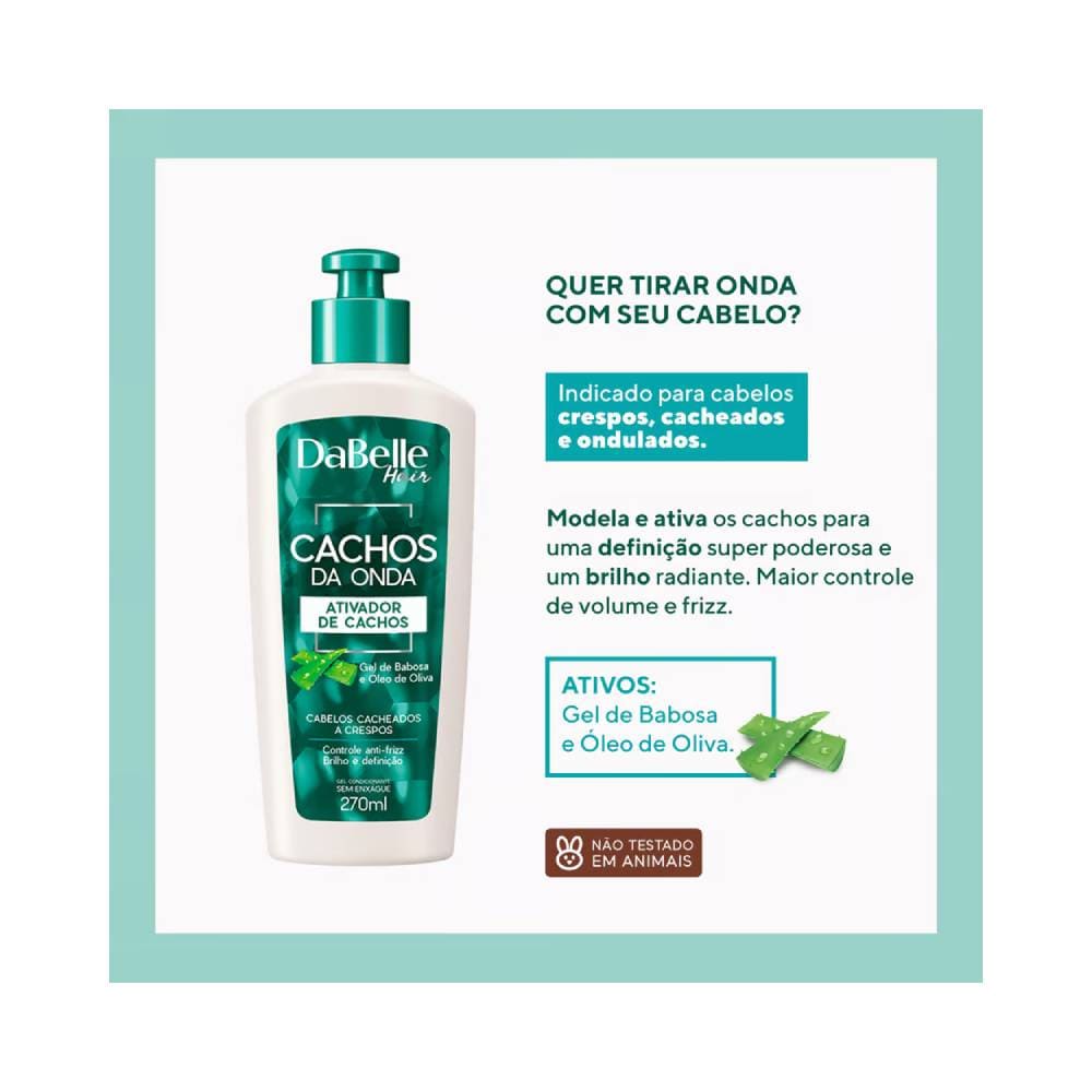 Encontraproduto.com.br - Dabelle Cachos Da Onda Ativador De Cachos270ml
