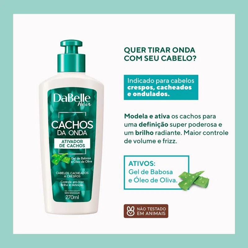 Encontraproduto.com.br - Dabelle Cachos Da Onda Ativador De Cachos270ml