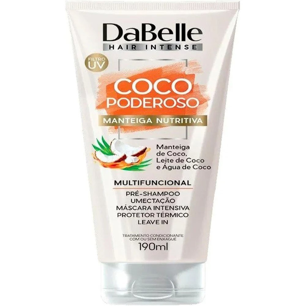Encontraproduto.com.br - Manteiga Nutritiva DaBelle Capilar Coco Poderoso 190ml