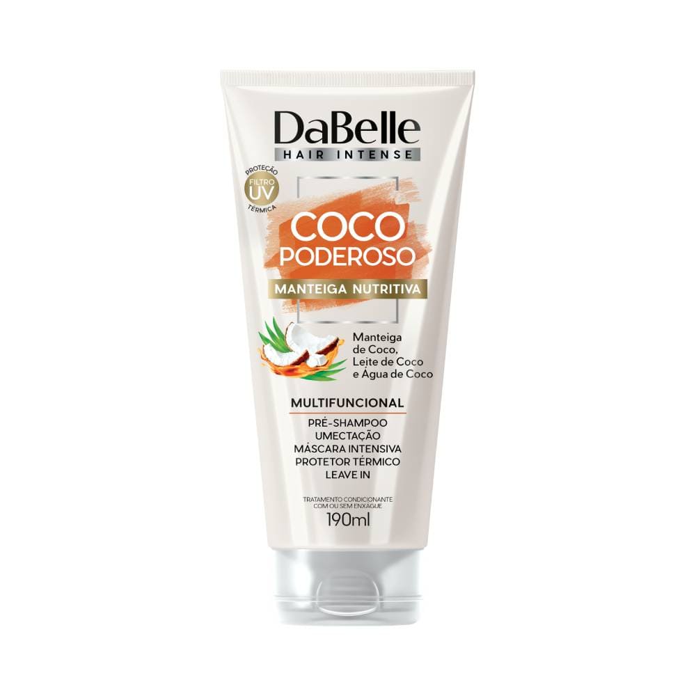 Encontraproduto.com.br - Manteiga Nutritiva DaBelle Capilar Coco Poderoso 190ml