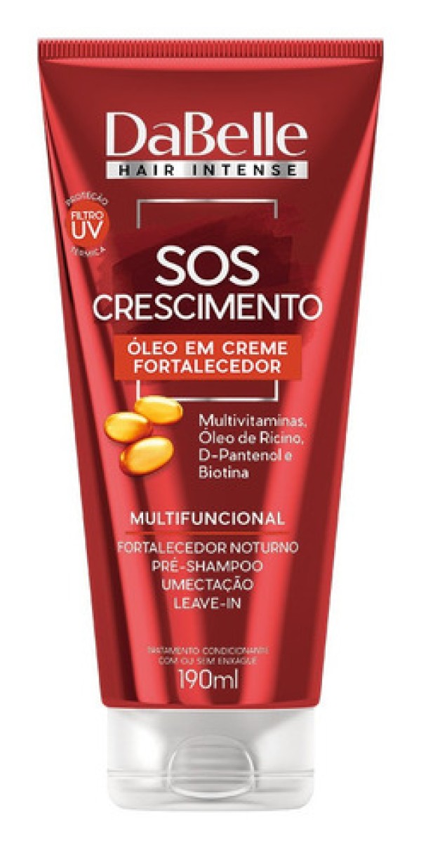 Encontraproduto.com.br - Óleo em Creme Fortalecedor DaBelle SOS Crescimento 190ml