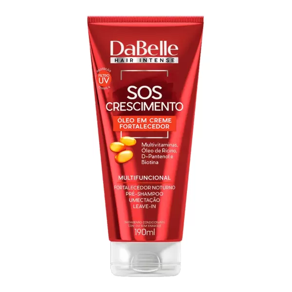 Encontraproduto.com.br - Óleo em Creme Fortalecedor DaBelle SOS Crescimento 190ml