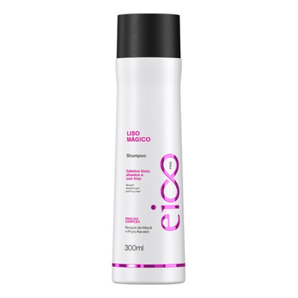 Encontraproduto.com.br - Shampoo 300ml Liso Magico - Eico Profissional