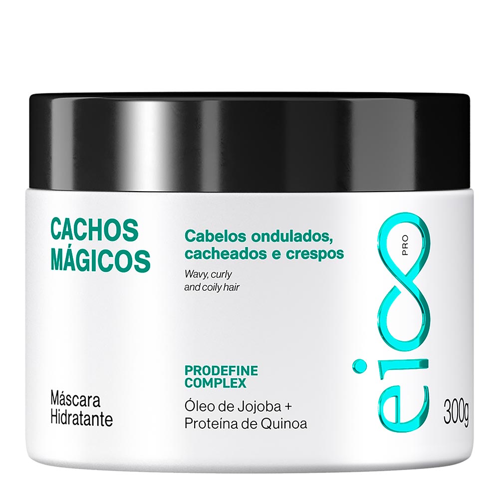Encontraproduto.com.br - Mascara 300g Cachos Magicos - Eico Profissional
