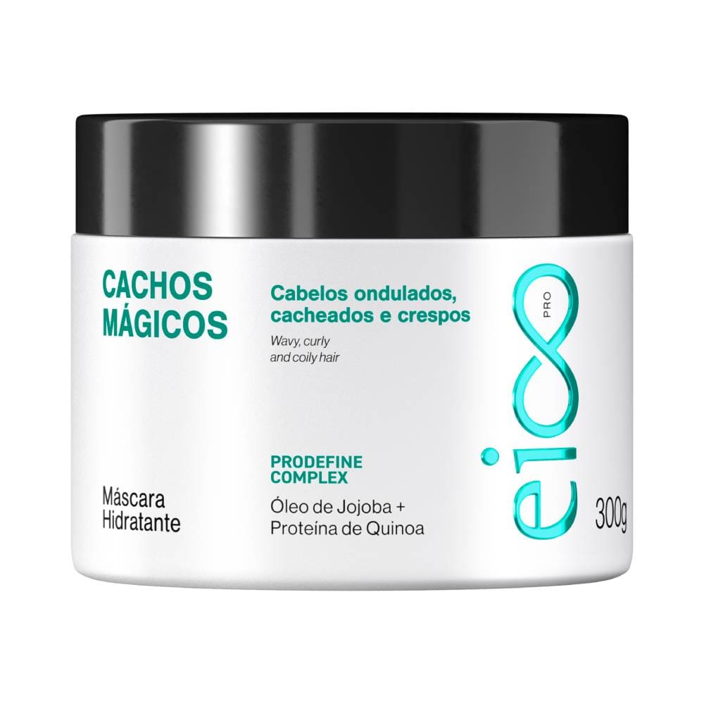 Encontraproduto.com.br - Mascara 300g Cachos Magicos - Eico Profissional