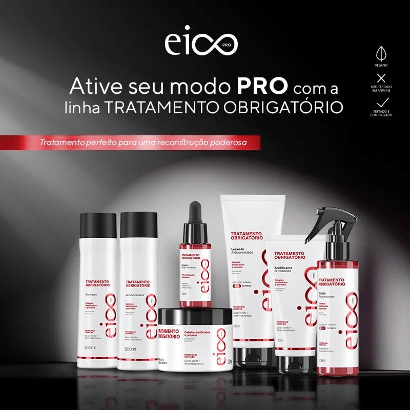 Encontraproduto.com.br - Fluido Reconstrutor 200ml Tratamento Obrigatorio - Eico Profissional