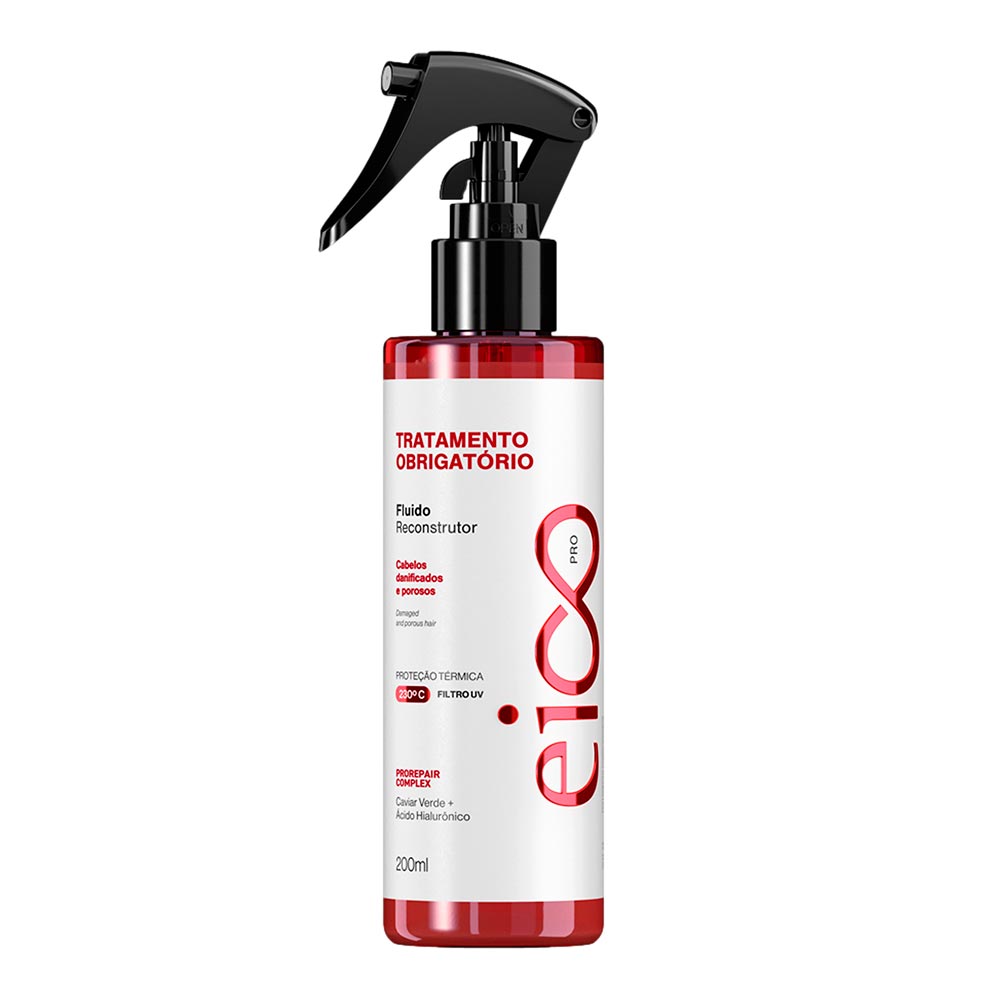 Encontraproduto.com.br - Fluido Reconstrutor 200ml Tratamento Obrigatorio - Eico Profissional