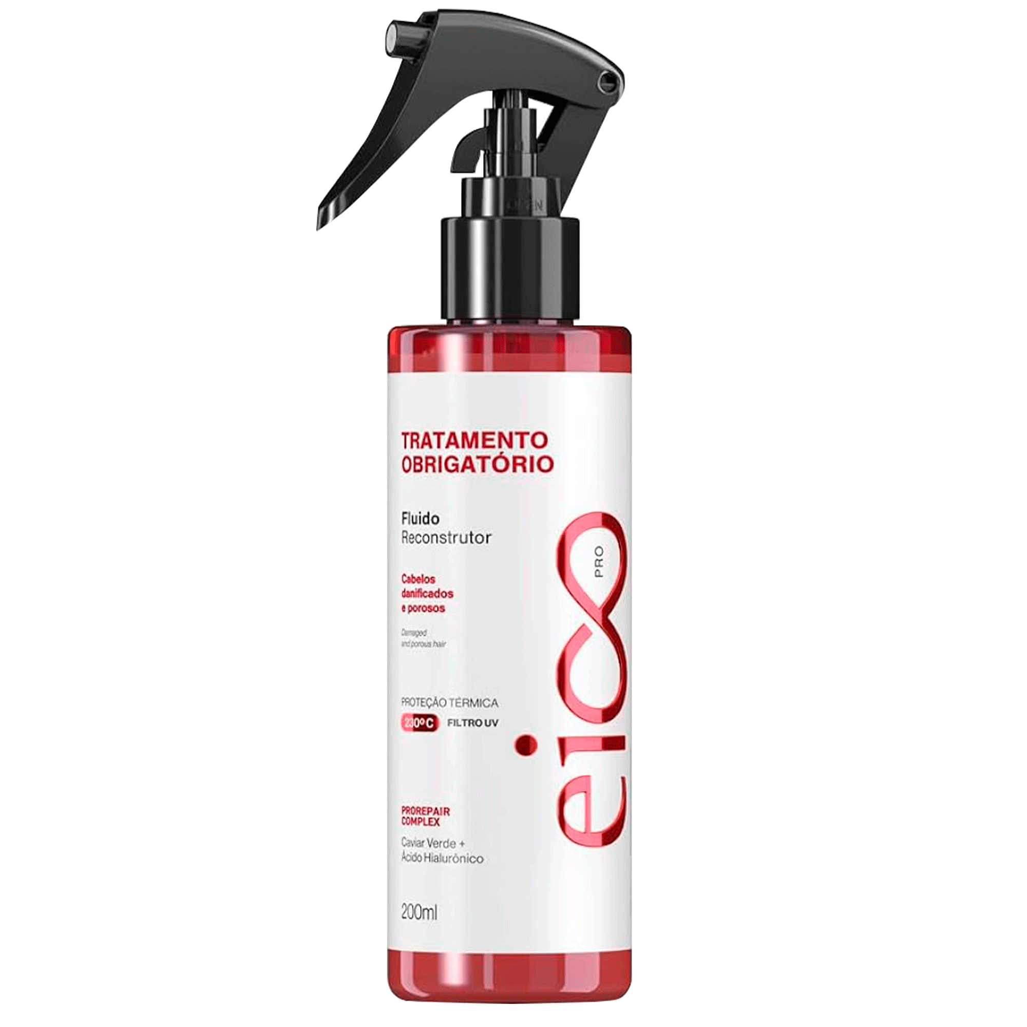 Encontraproduto.com.br - Fluido Reconstrutor 200ml Tratamento Obrigatorio - Eico Profissional