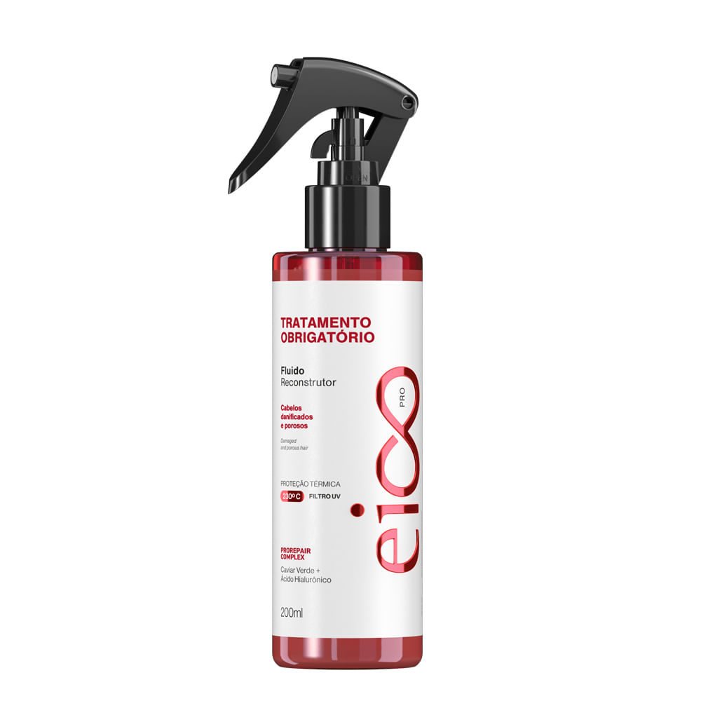 Encontraproduto.com.br - Fluido Reconstrutor 200ml Tratamento Obrigatorio - Eico Profissional
