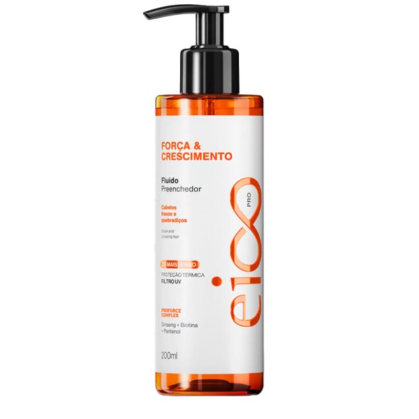 Encontraproduto.com.br - Fluido Preenchedor 200ml Forca e Crescimento - Eico Profissional