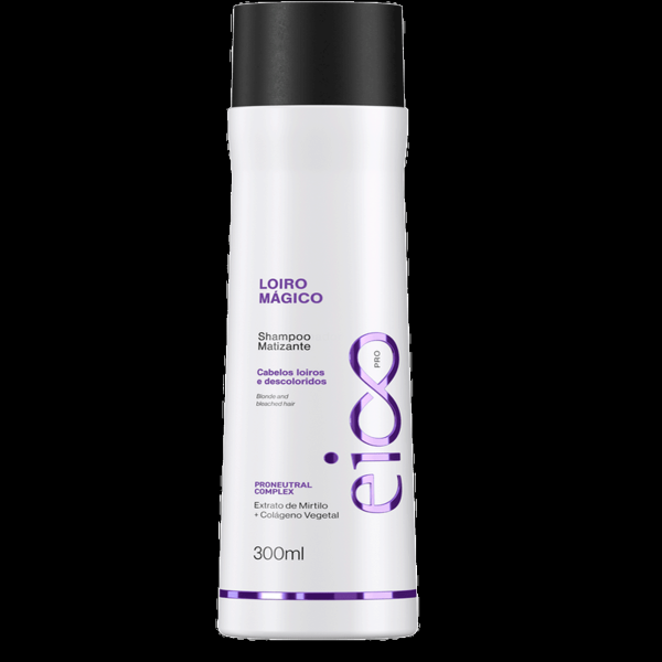 Encontraproduto.com.br - Shampoo Matizante Eico Professional Loiro Mágico 300ml