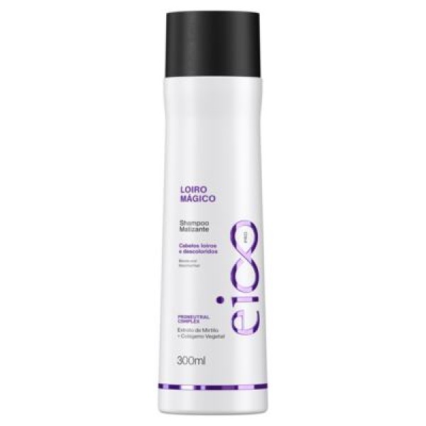 Encontraproduto.com.br - Shampoo Matizante Eico Professional Loiro Mágico 300ml