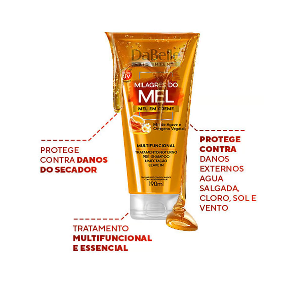 Encontraproduto.com.br - Leave-in DaBelle Milagres do Mel 190ml