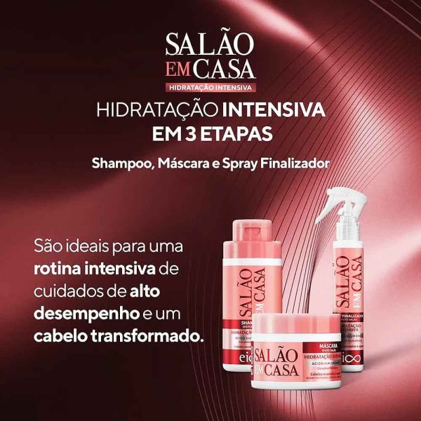 Encontraproduto.com.br - Pack Hidratação Intensiva Kit Shampoo, Spray Finalizador E Máscara Eico