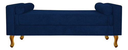 Recamier Estofado Ari 140 cm Casal Suede Rosa Bebê - ADJ Decor