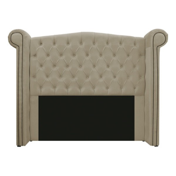 Encontraproduto.com.br - Cabeceira Estofada Veneza 160 cm Queen Size Linho Bege - ADJ Decor
