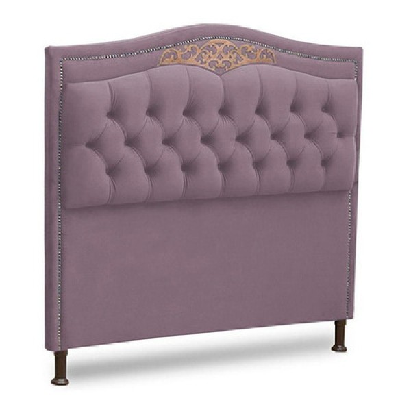 Encontraproduto.com.br - Cabeceira Estofada Cama Box Casal Belize 140cm Luxor Rosê - Desk Design