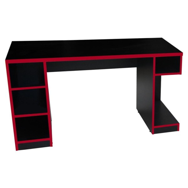Encontraproduto.com.br - Mesa Para Computador Notebook Gamer 136cm Player Pro F02 Preto/Vermelho - Mpozenato