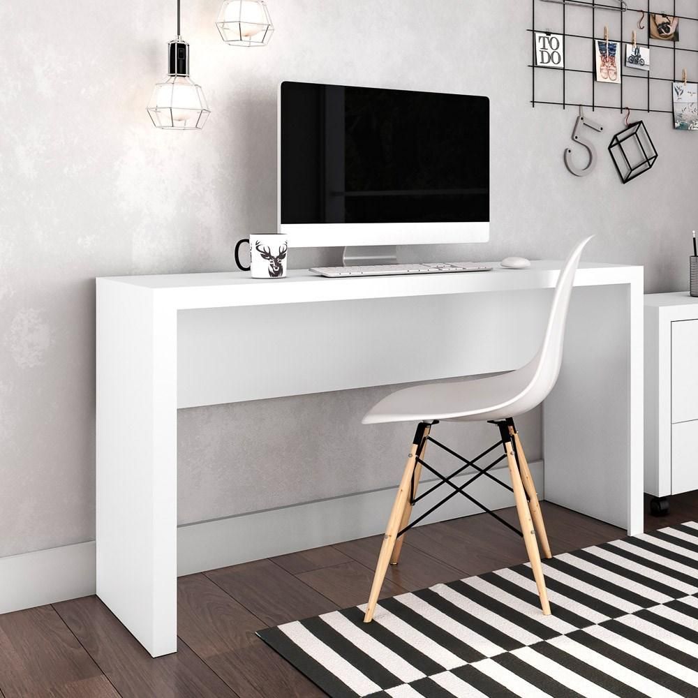 Encontraproduto.com.br - Mesa Para Computador Escrivaninha Me4135 Branco