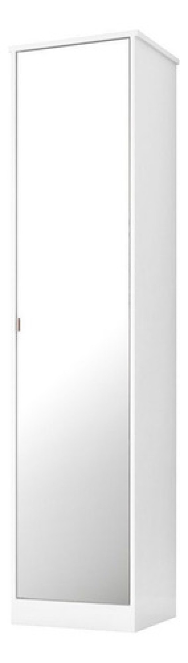 Encontraproduto.com.br - Armário Multiuso 1 Porta 4 Prateleiras Reflex Ii D02 Branco - Mpozenato