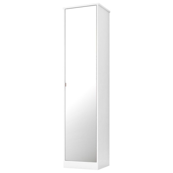 Encontraproduto.com.br - Armário Multiuso 1 Porta 4 Prateleiras Reflex Ii D02 Branco - Mpozenato