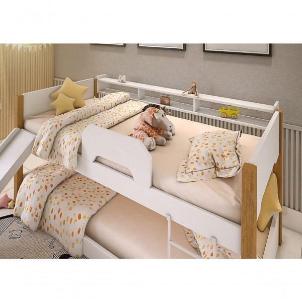 Encontraproduto.com.br - Beliche Infantil Exclusiv Com Escorregador E Prateleira
