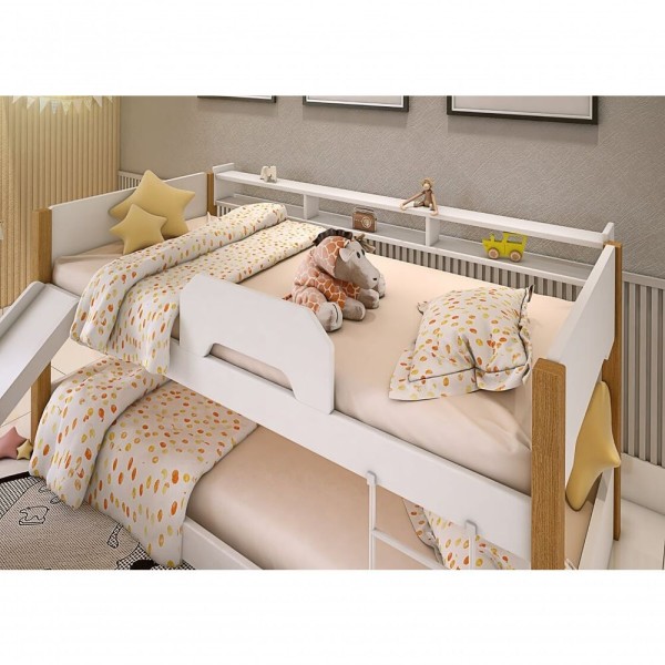 Encontraproduto.com.br - Beliche Infantil Exclusiv Com Escorregador E Prateleira