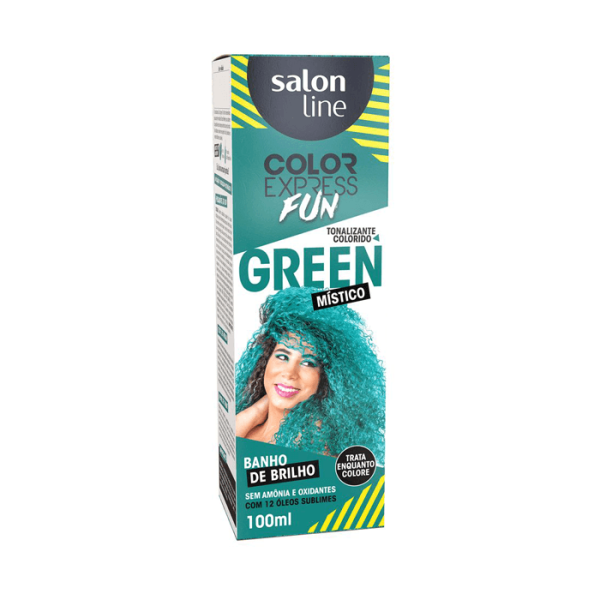 Encontraproduto.com.br - Tonalizante Salon Line color express Kit Fun Green Místico
