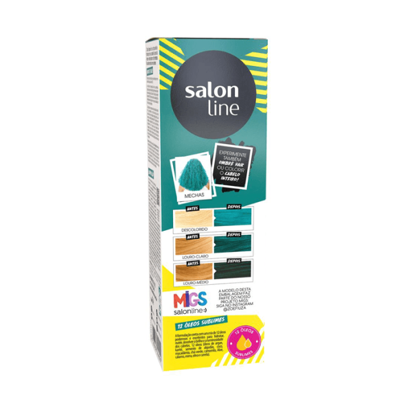 Encontraproduto.com.br - Tonalizante Salon Line color express Kit Fun Green Místico