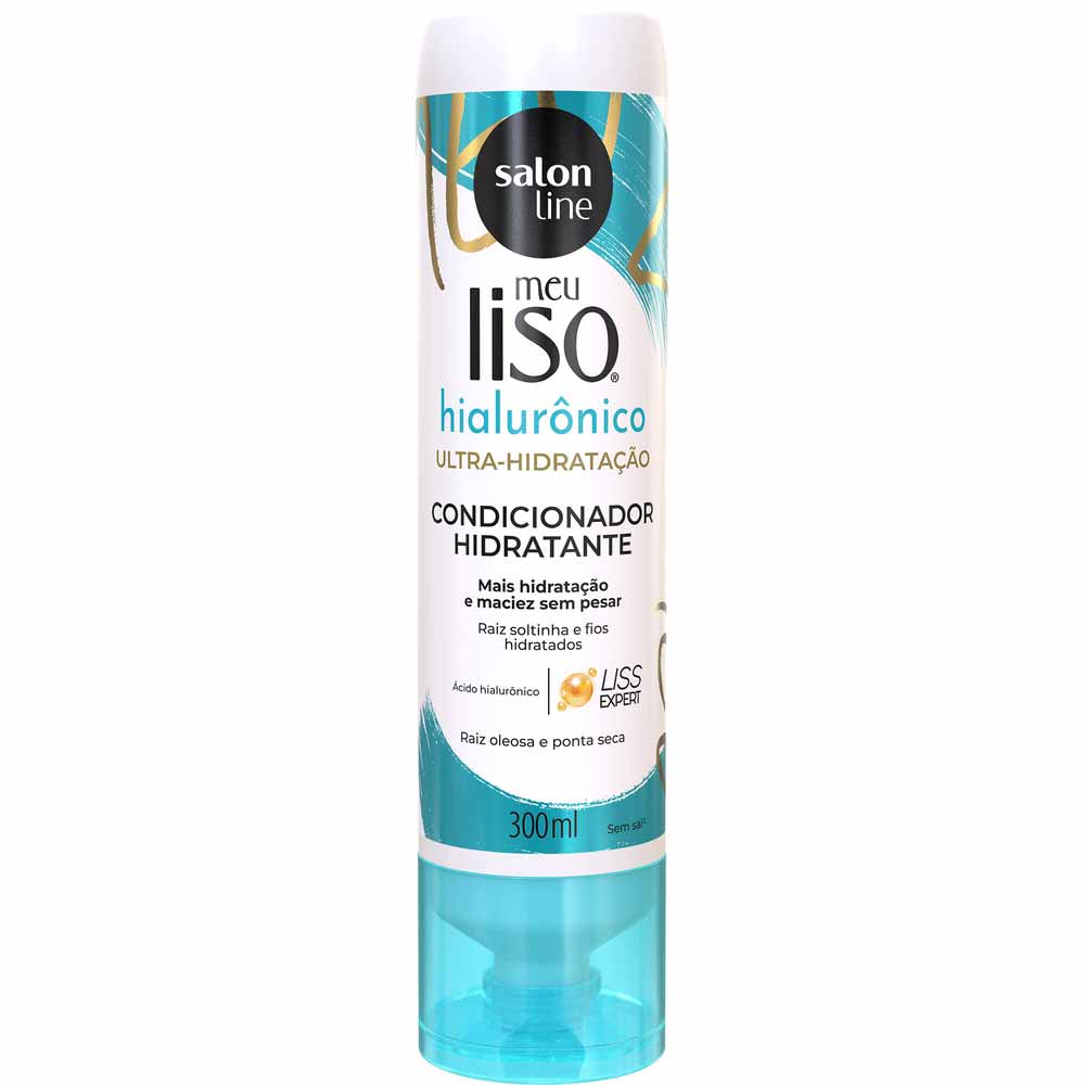 Encontraproduto.com.br - CONDICIONADOR SALON LINE MEU LISO ACIDO HIALURONICO 300ML