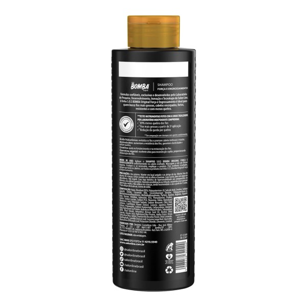 Encontraproduto.com.br - Shampoo Sos Bomba Força E Engrossamento Salon Line 300ml