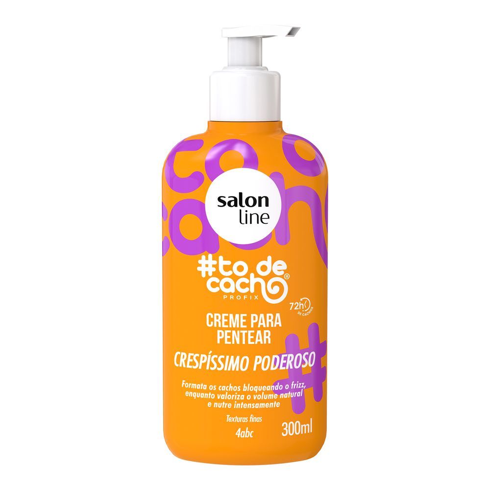 Encontraproduto.com.br - Creme Para Pentear Salon Line Todecacho Crespíssimo Poderoso 300ml