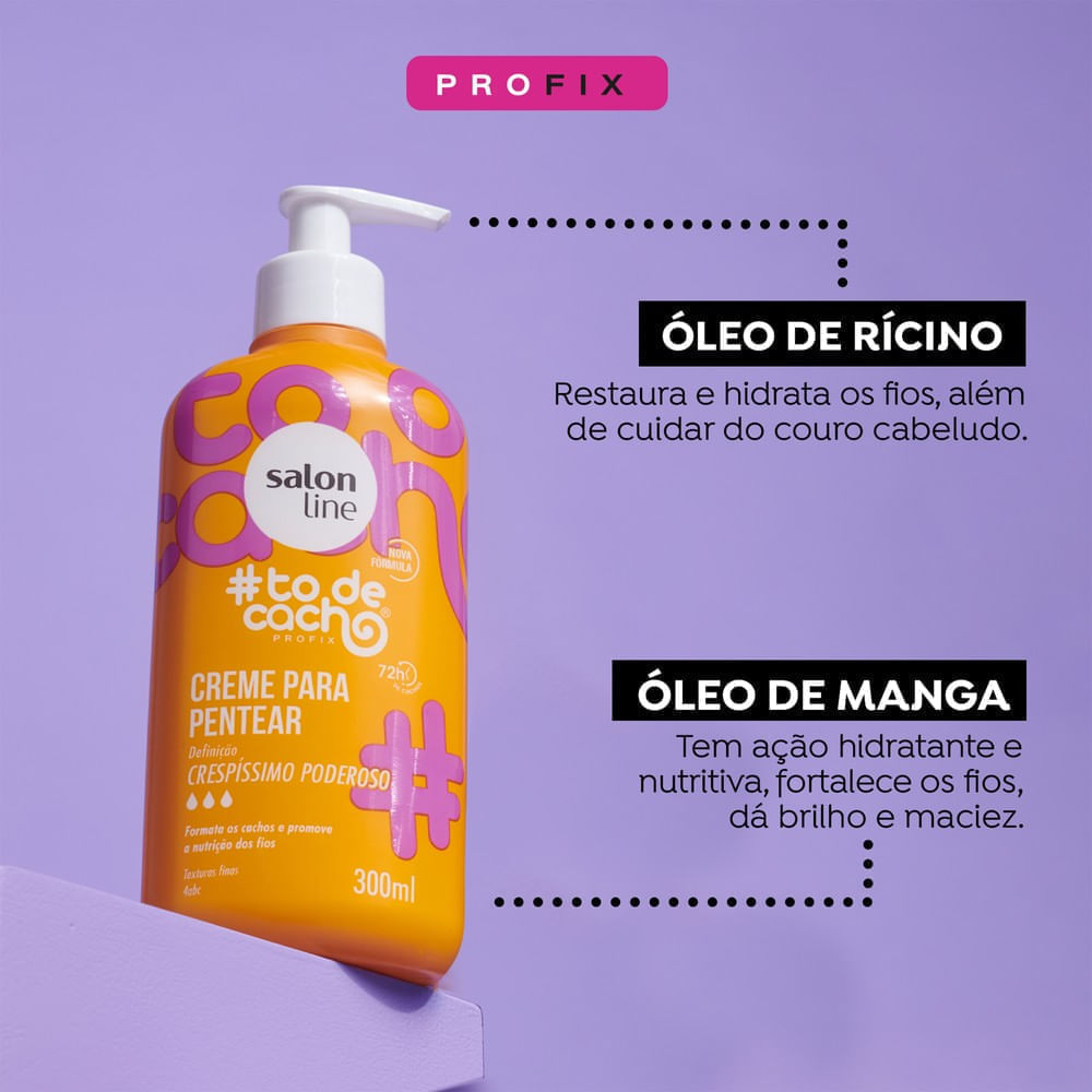 Encontraproduto.com.br - Creme Para Pentear Salon Line Todecacho Crespíssimo Poderoso 300ml